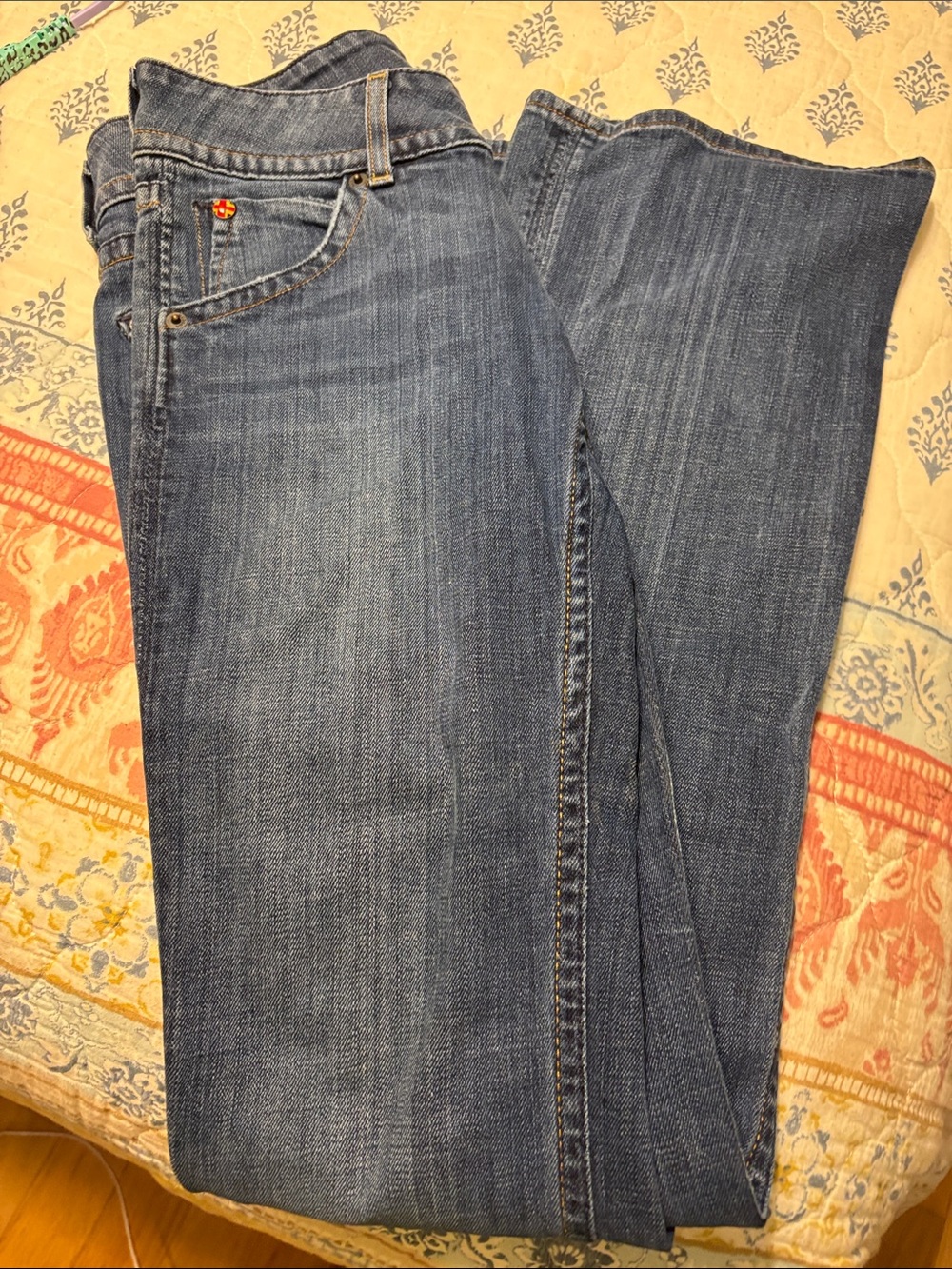 Hudson Jeans Dark Blue Flare Jeans - Picture 5 of 7